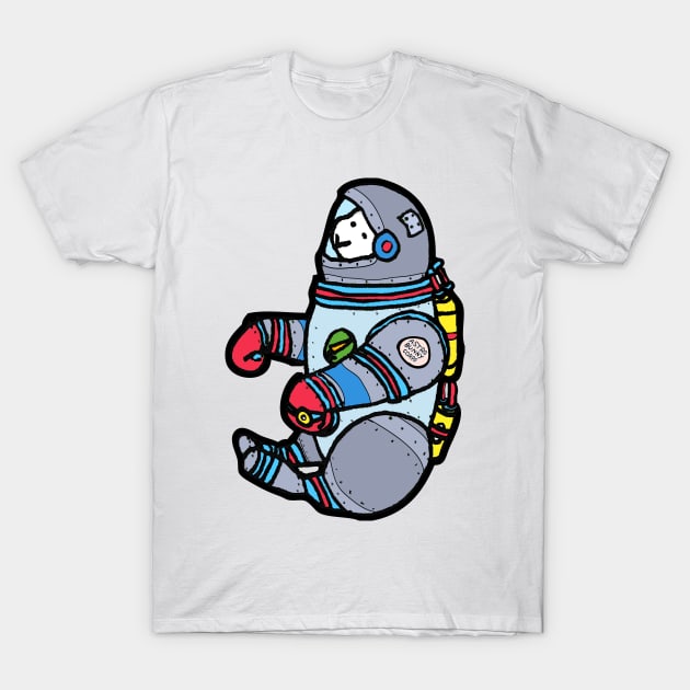 Astro Bunny the space astronaut rabbit T-Shirt by davidscohen